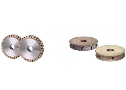 Types of accessories for shape edge beveling machine series